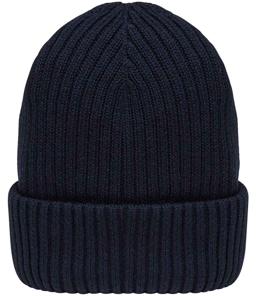 Native Spirit Wide Cuffed Beanie - Navy