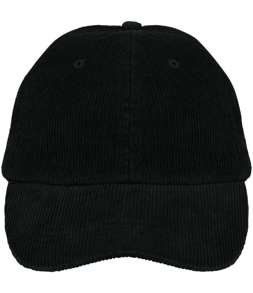 Native Spirit Corduroy 6 Panel Cap - Black