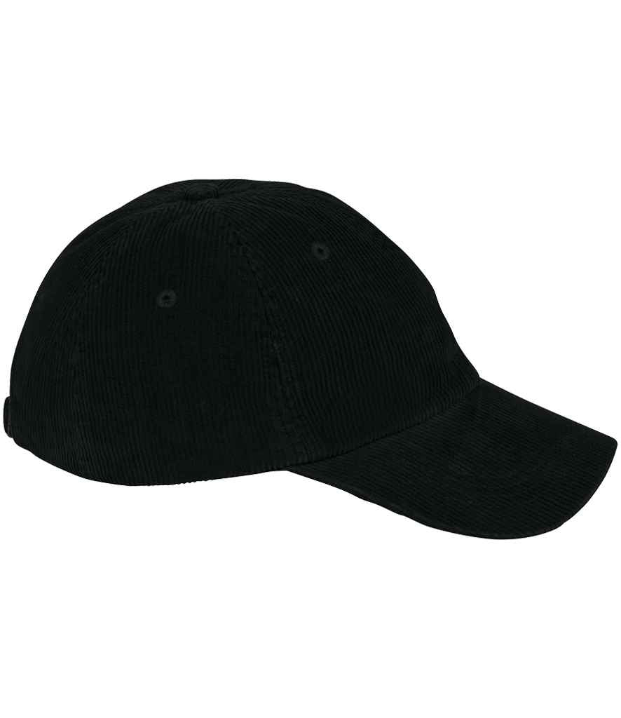 Native Spirit Corduroy 6 Panel Cap - Black