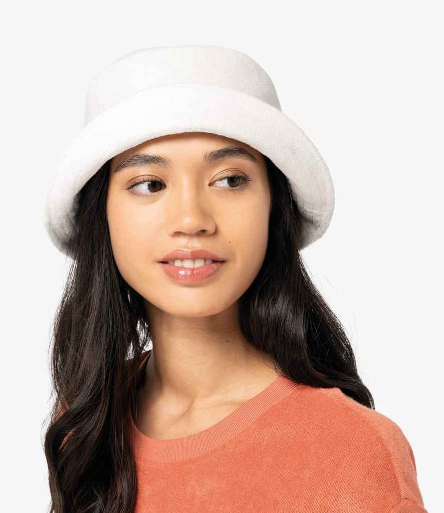 Native Spirit Terry Towel Bucket Hat - Ivory