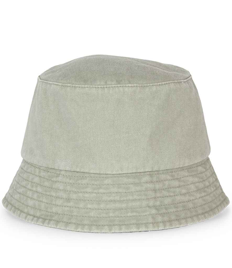 Native Spirit Faded Bucket Hat - Washed Almond Green