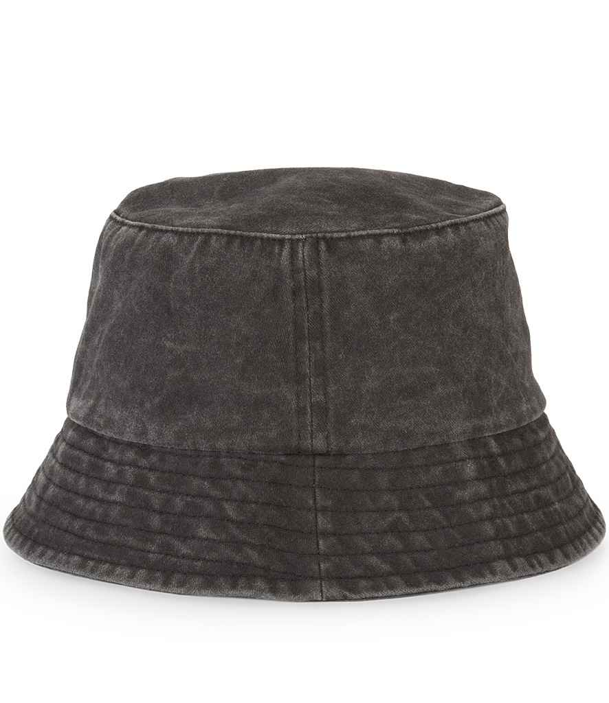 Native Spirit Faded Bucket Hat - Washed Black