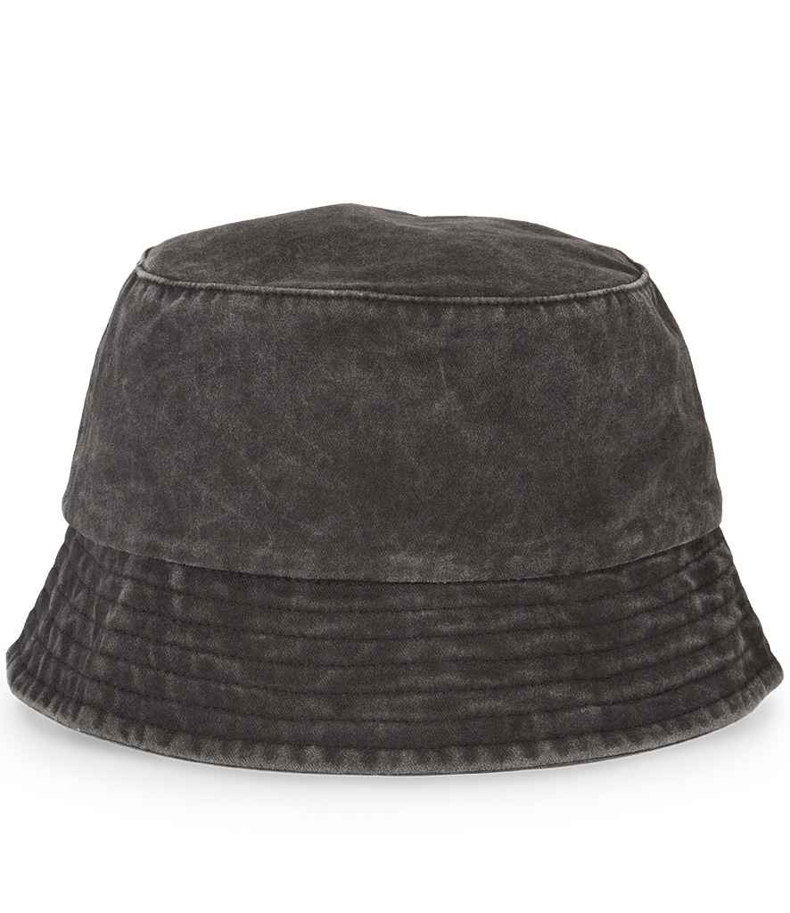 Native Spirit Faded Bucket Hat - Washed Black
