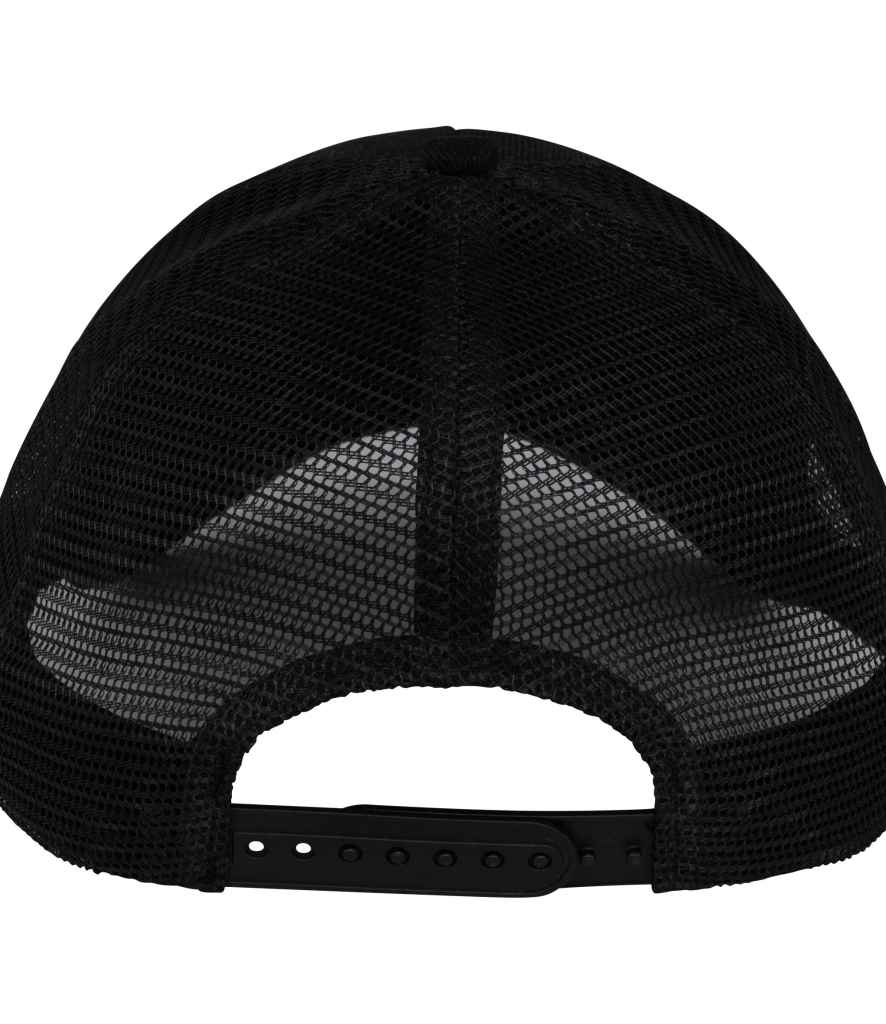 Native Spirit 5 Panel Trucker Cap - Black
