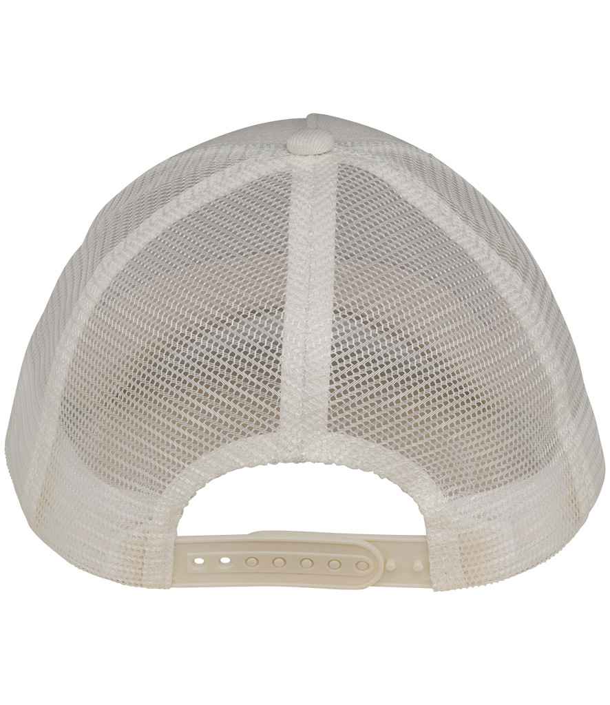 Native Spirit 5 Panel Trucker Cap - Ivory