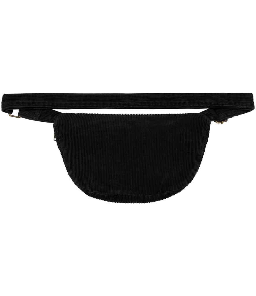 Native Spirit Corduroy Faded Waist Bag - Washed Black