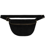 Native Spirit Corduroy Faded Waist Bag - Washed Black
