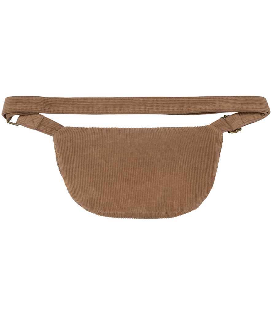 Native Spirit Corduroy Faded Waist Bag - Washed Dark Camel