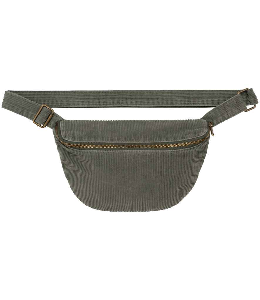 Native Spirit Corduroy Faded Waist Bag - Washed Organic Khaki