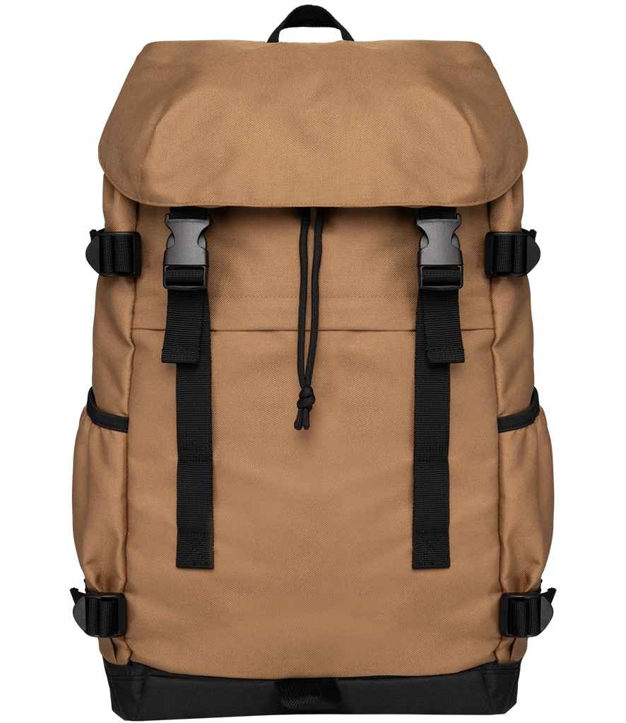 Native Spirit Unisex Backpack - Dark Camel/Black