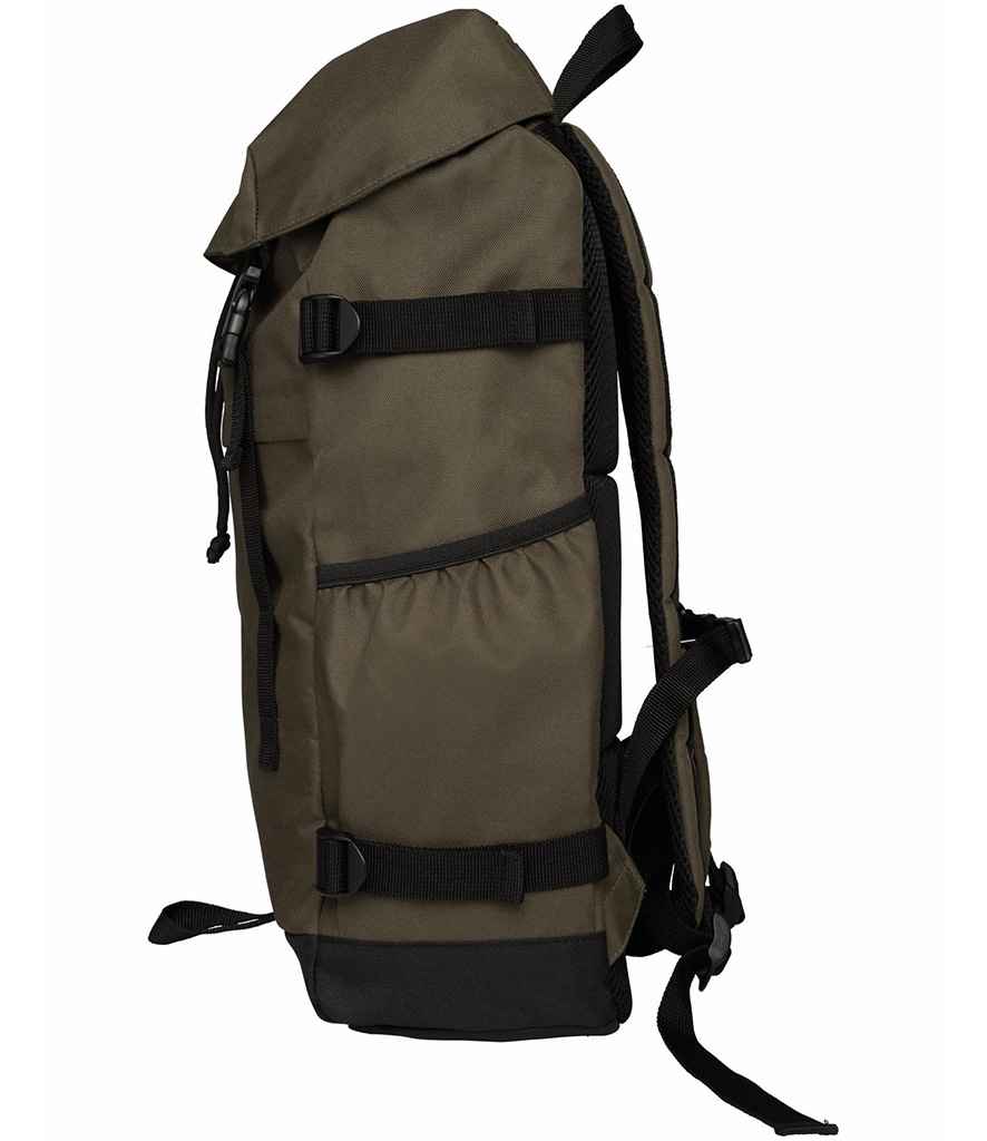 Native Spirit Unisex Backpack - Organic Khaki/Black