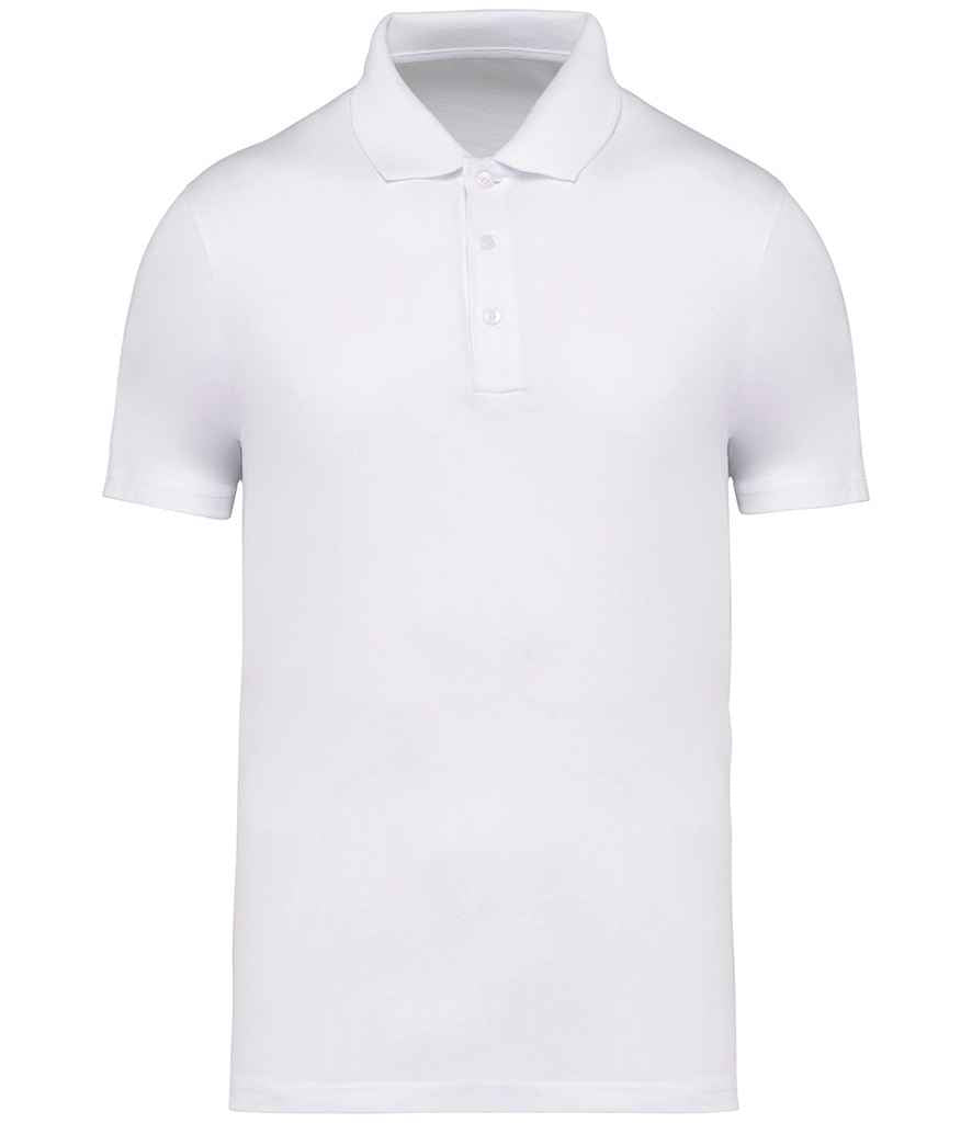 Native Spirit Jersey Polo Shirt - White