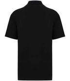 Native Spirit Drop Shoulder Piqué Polo Shirt - Black