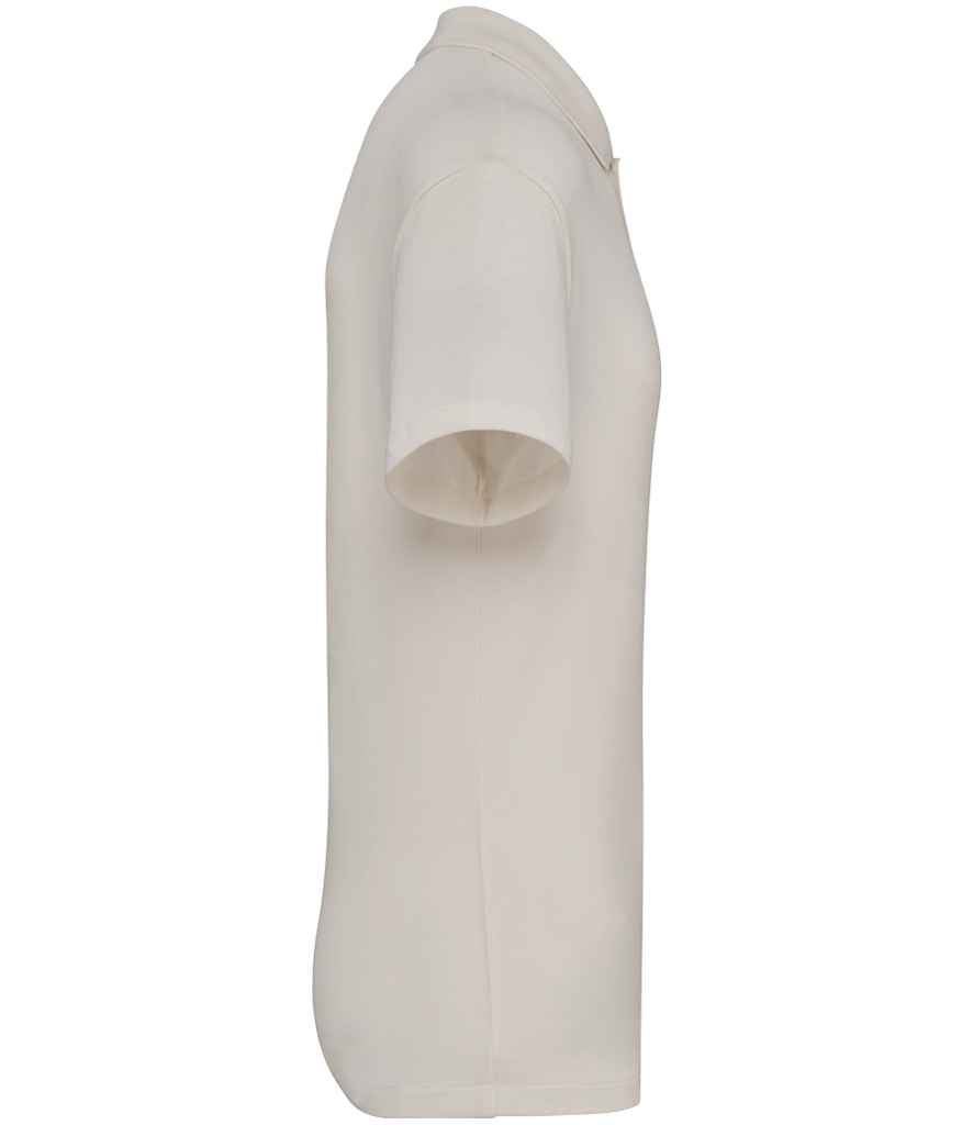 Native Spirit Drop Shoulder Piqué Polo Shirt - Ivory