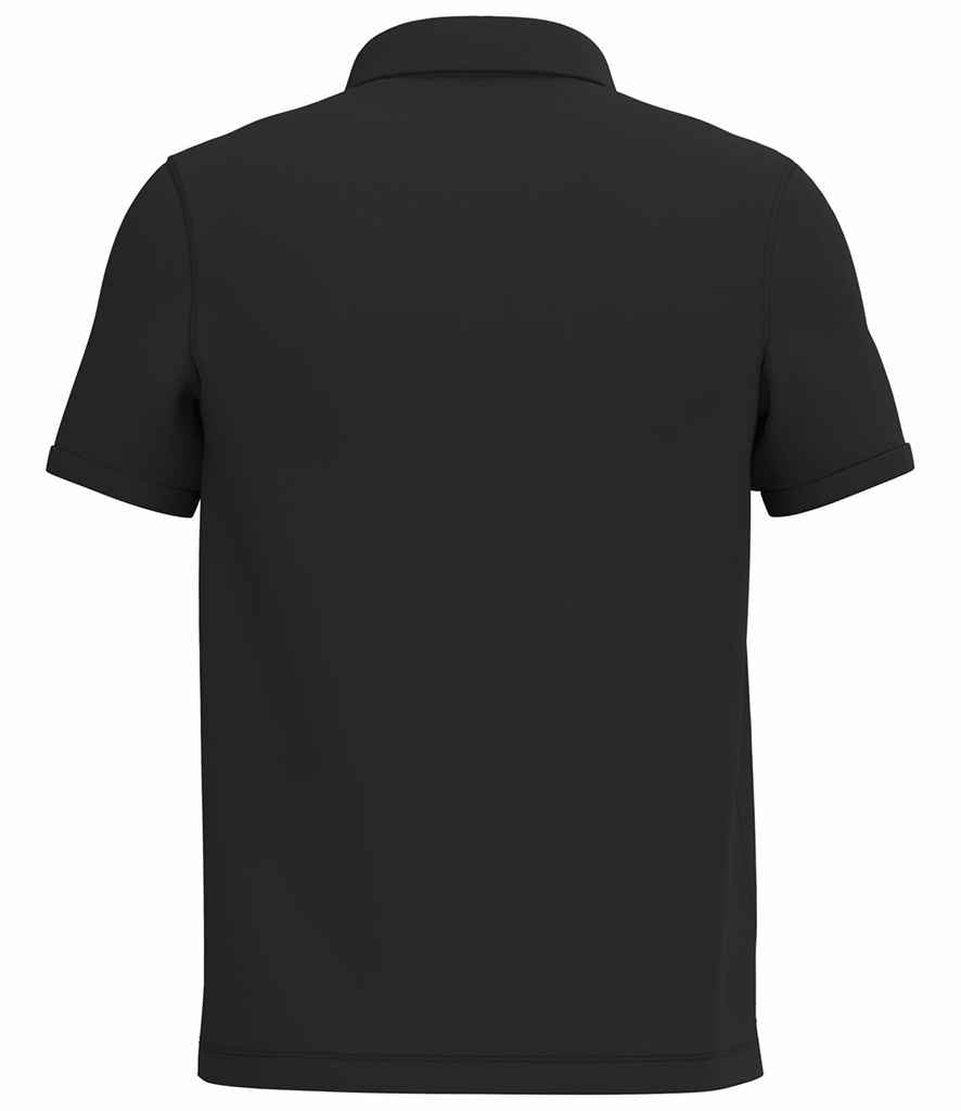 Native Spirit Piqué Polo Shirt - Black