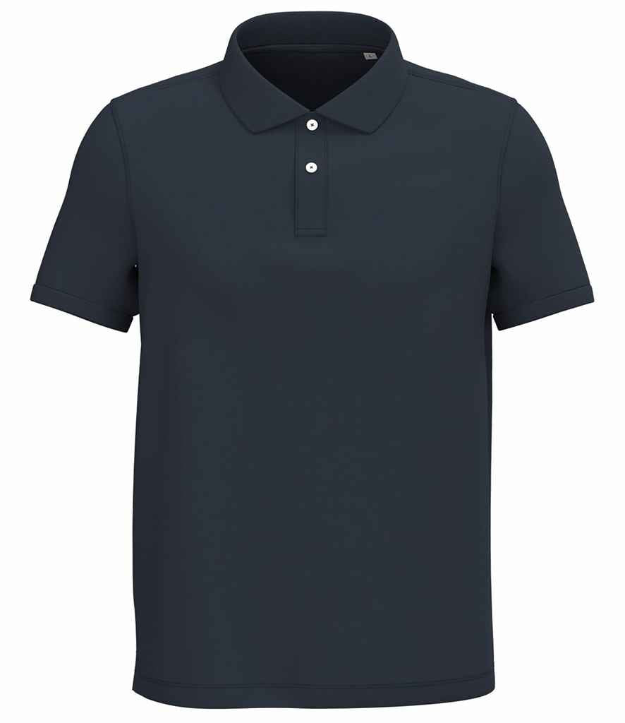 Native Spirit Piqué Polo Shirt - Navy