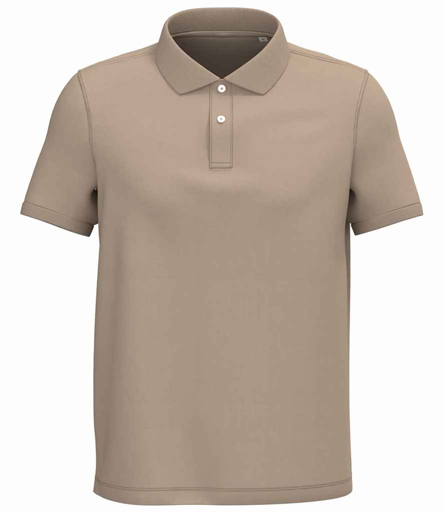 Native Spirit Piqué Polo Shirt - Wet Sand