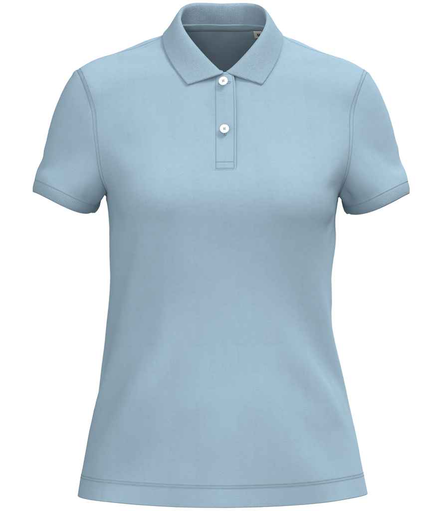 Native Spirit Ladies Piqué Polo Shirt - Aquamarine