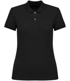 Native Spirit Ladies Piqué Polo Shirt - Black