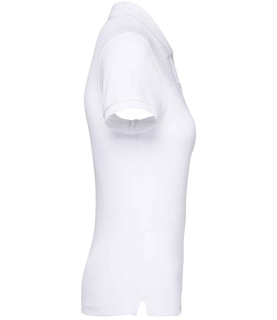 Native Spirit Ladies Piqué Polo Shirt - White