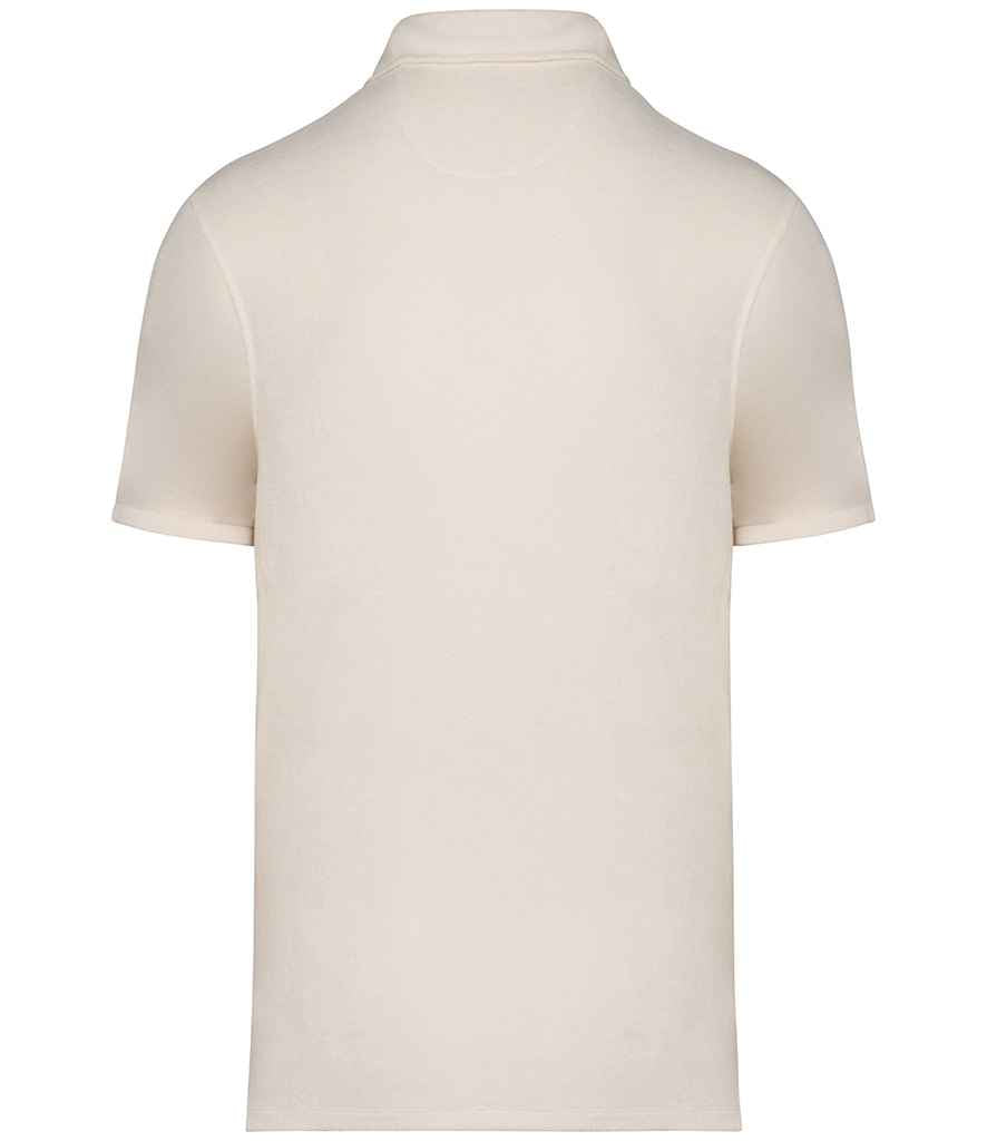 Native Spirit Terry Towel Polo Shirt - Ivory