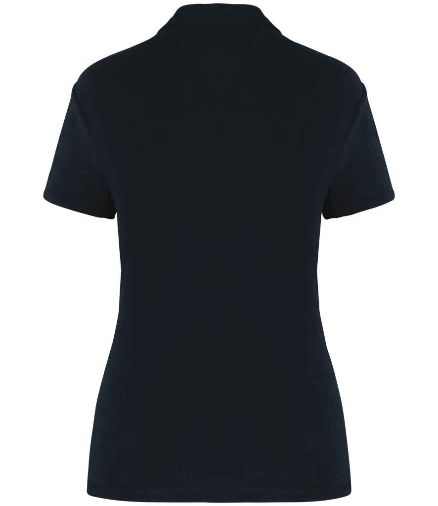 Native Spirit Ladies Terry Towel Polo Shirt - Navy
