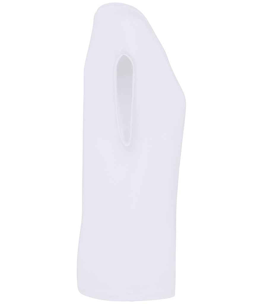Native Spirit Ladies Roll-Up Sleeve T-Shirt - White