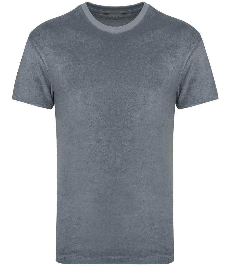 Native Spirit Terry Towel T-Shirt - Mineral Grey
