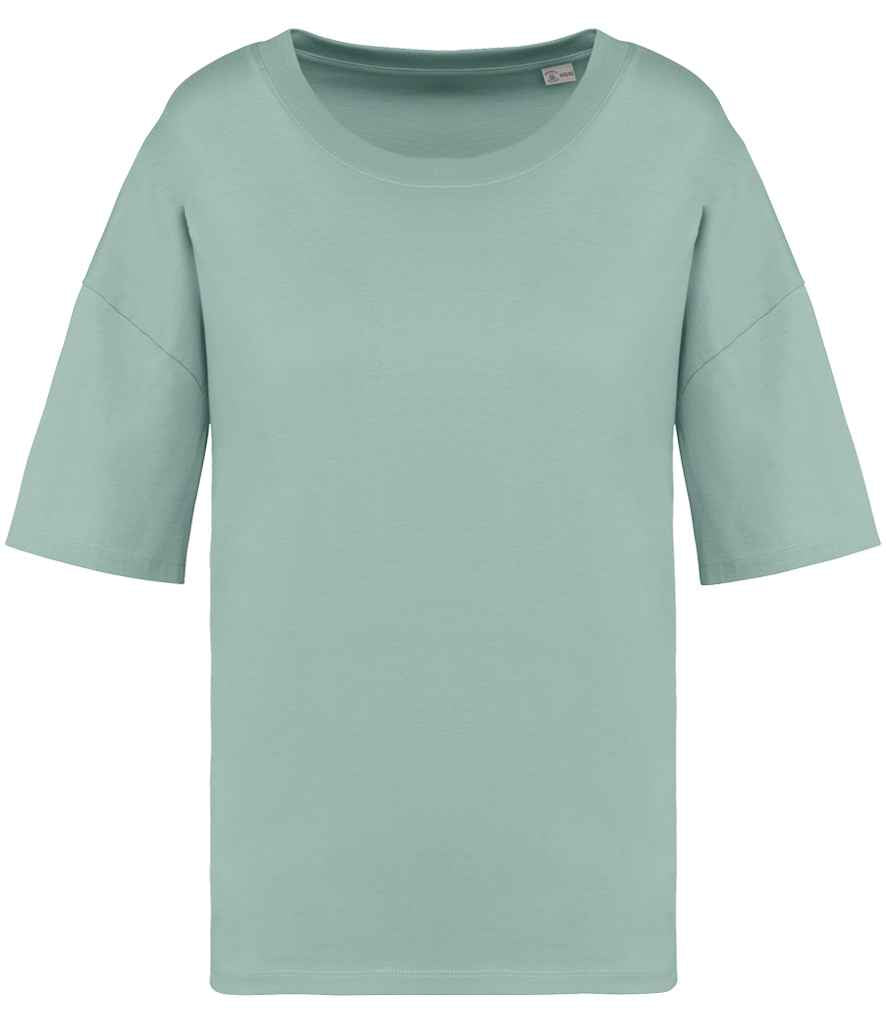 Native Spirit Ladies Oversized T-Shirt - Jade Green