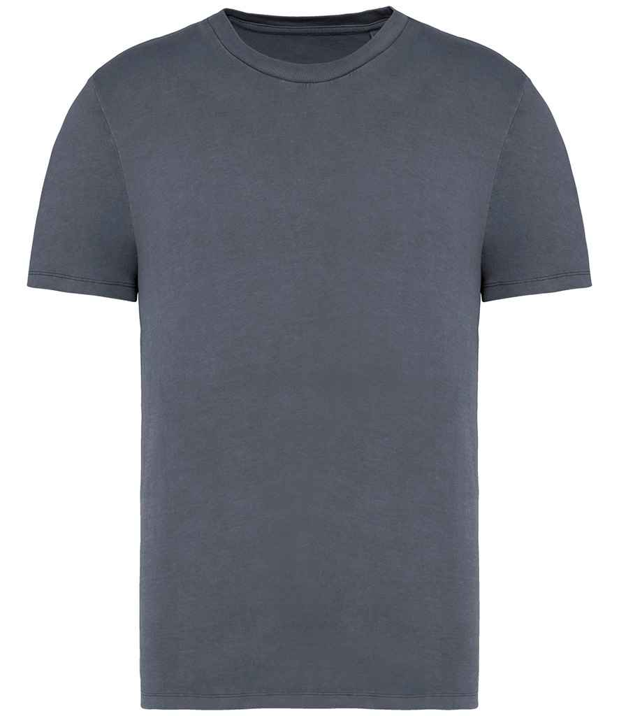 Native Spirit Unisex Faded T-Shirt - Washed Mineral Grey