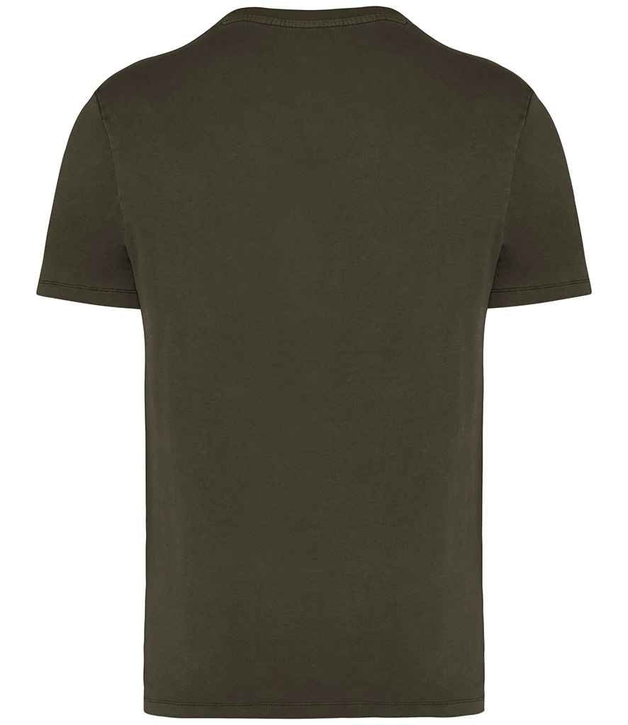 Native Spirit Unisex Faded T-Shirt - Washed Organic Khaki
