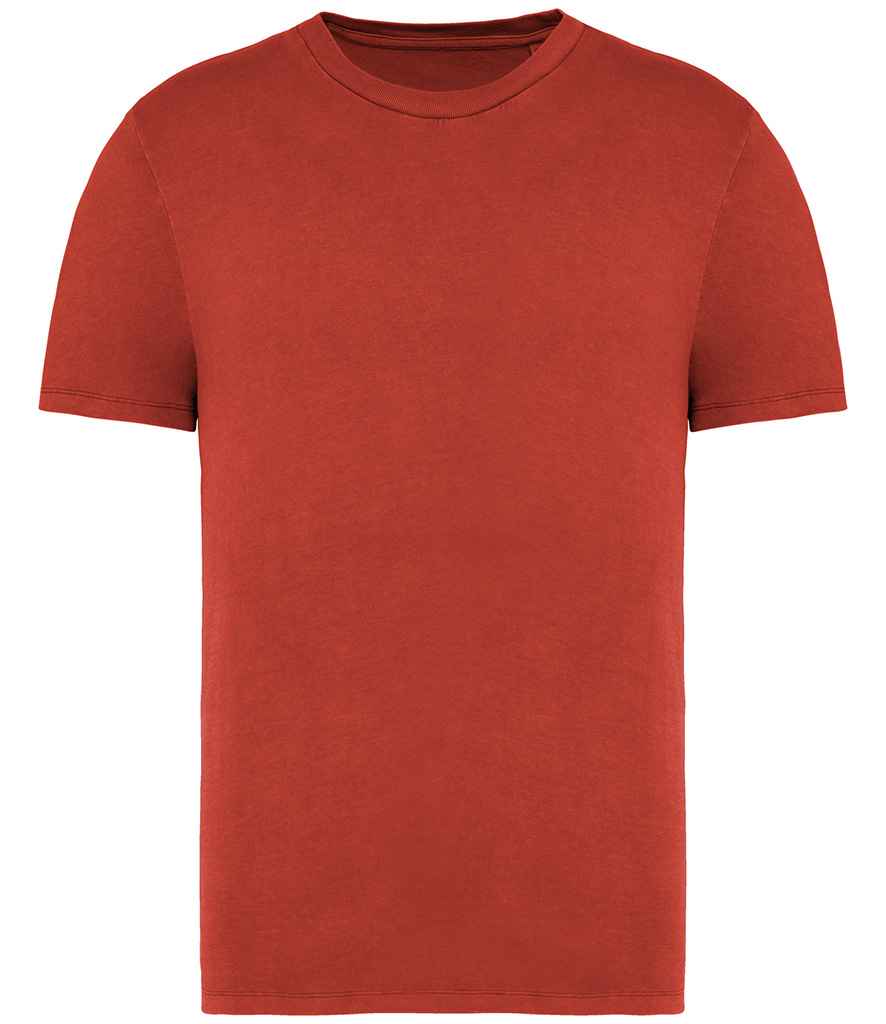 Native Spirit Unisex Faded T-Shirt - Washed Paprika