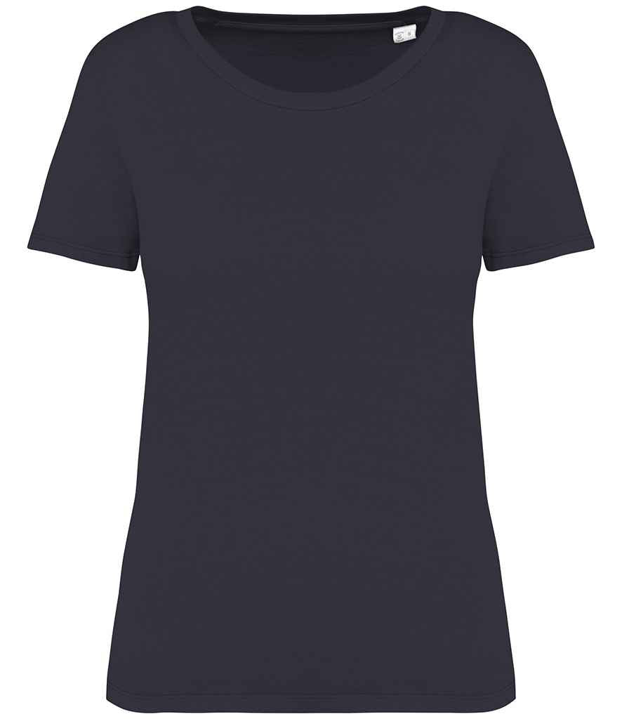 Native Spirit Ladies Faded T-Shirt - Washed Coal Grey