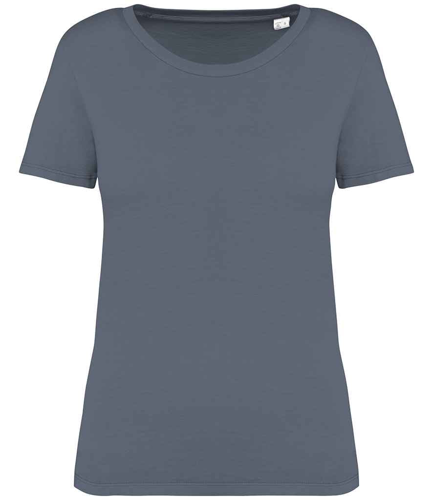 Native Spirit Ladies Faded T-Shirt - Washed Mineral Grey