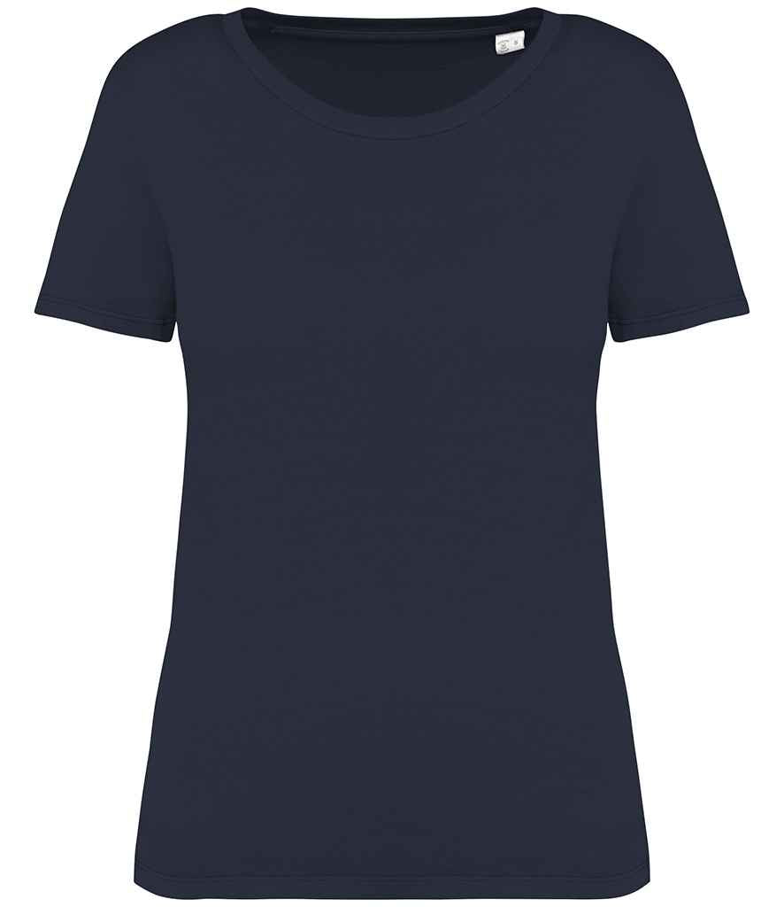 Native Spirit Ladies Faded T-Shirt - Washed Navy
