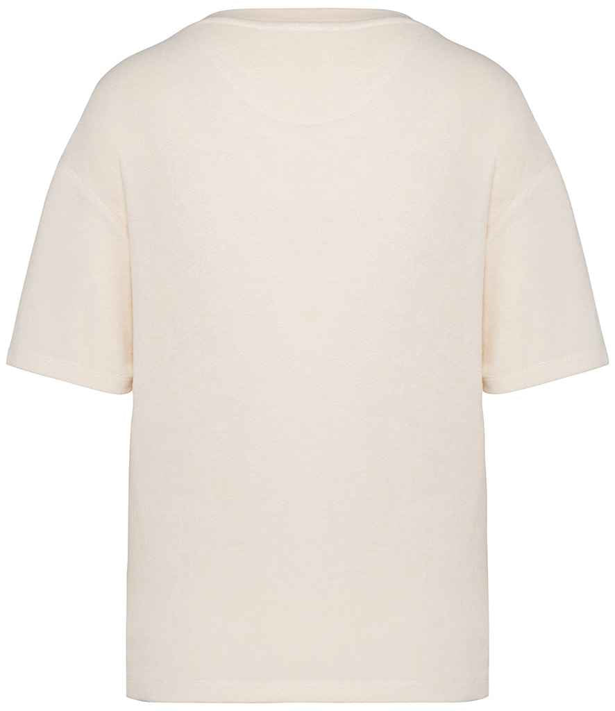 Native Spirit Ladies Terry Towel T-Shirt - Ivory