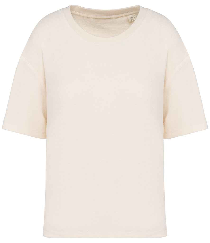 Native Spirit Ladies Terry Towel T-Shirt - Ivory