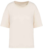 Native Spirit Ladies Terry Towel T-Shirt - Ivory