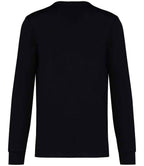 Native Spirit Unisex Crew Neck Long Sleeve T-Shirt - Black