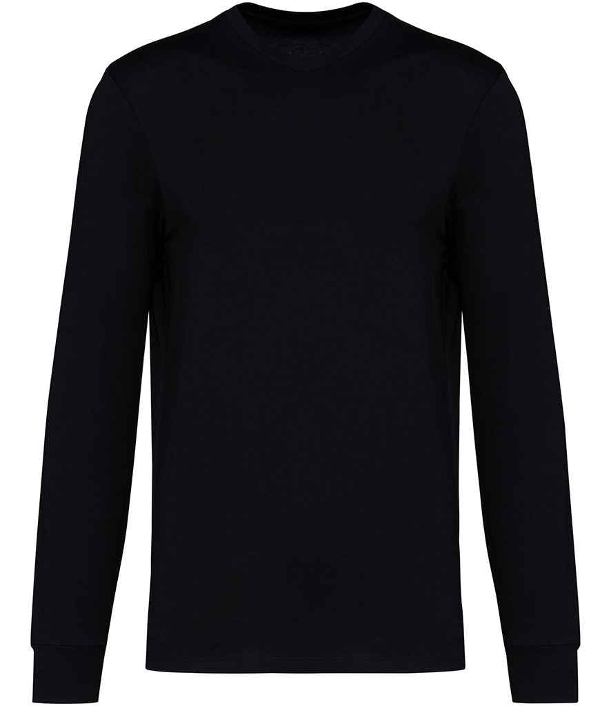 Native Spirit Unisex Crew Neck Long Sleeve T-Shirt - Black