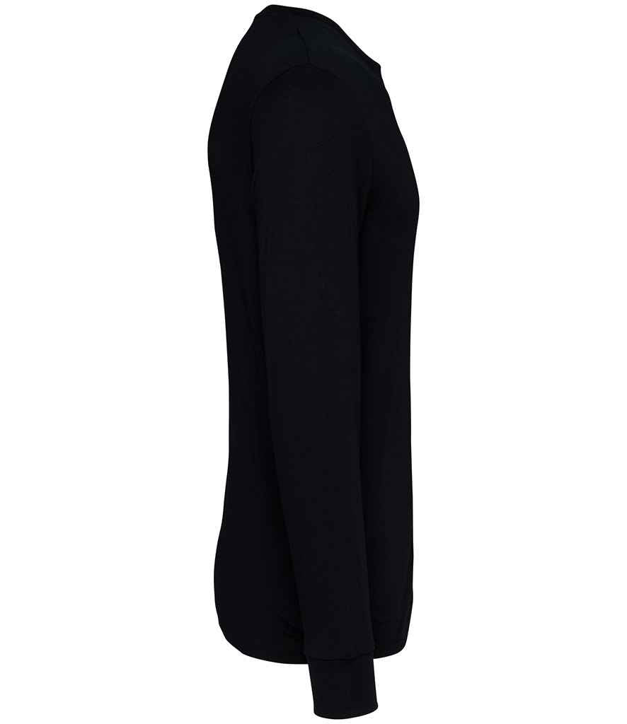 Native Spirit Unisex Crew Neck Long Sleeve T-Shirt - Black