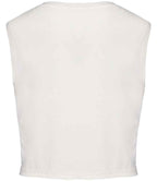 Native Spirit Ladies Cropped Tank Top - Washed Ivory