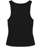 Native Spirit Ladies Ribbed Tank Top - Black