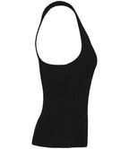 Native Spirit Ladies Ribbed Tank Top - Black