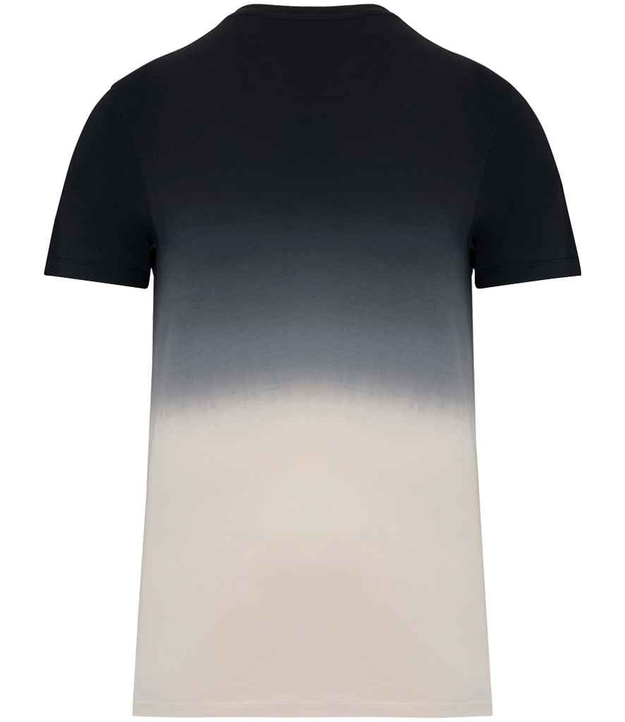 Native Spirit Unisex Dip Dye T-Shirt - Dip Dye Black
