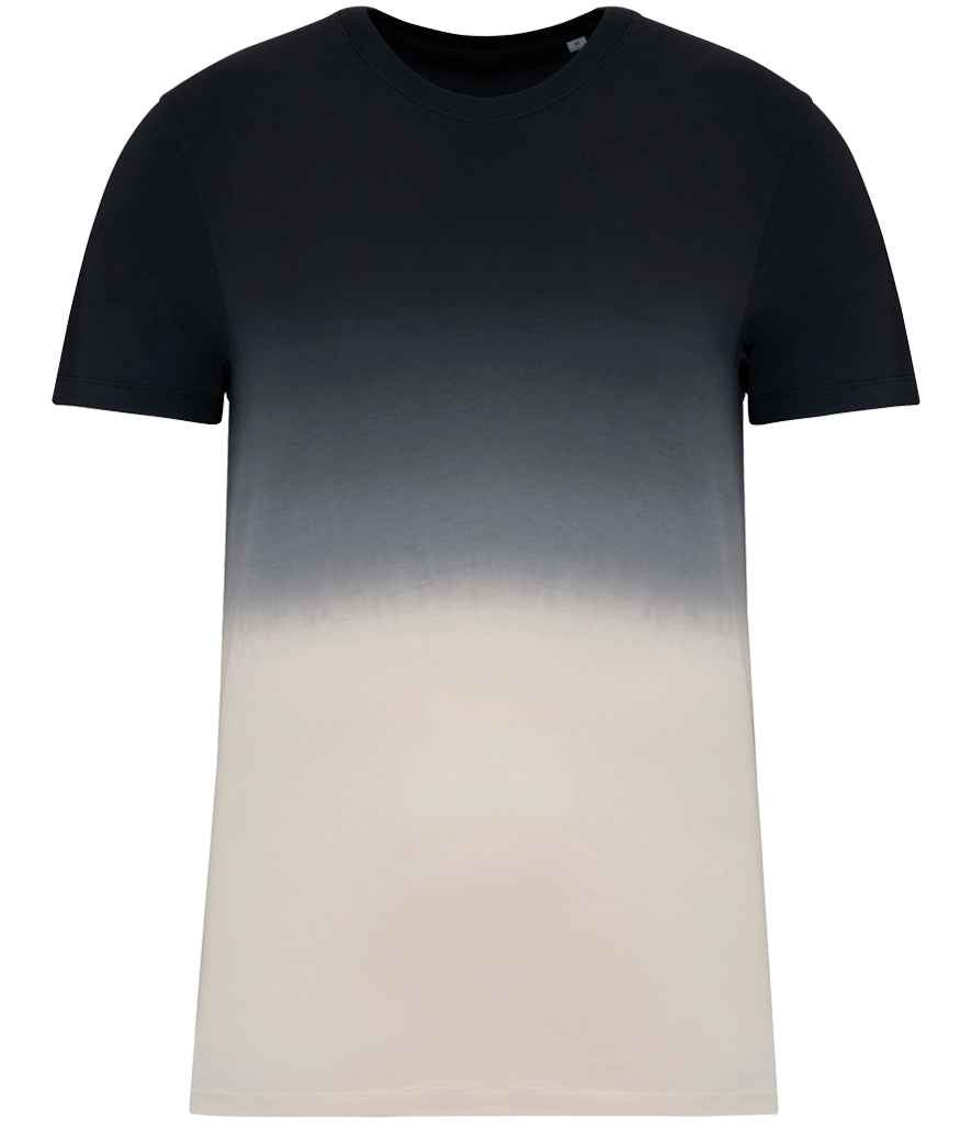 Native Spirit Unisex Dip Dye T-Shirt - Dip Dye Black