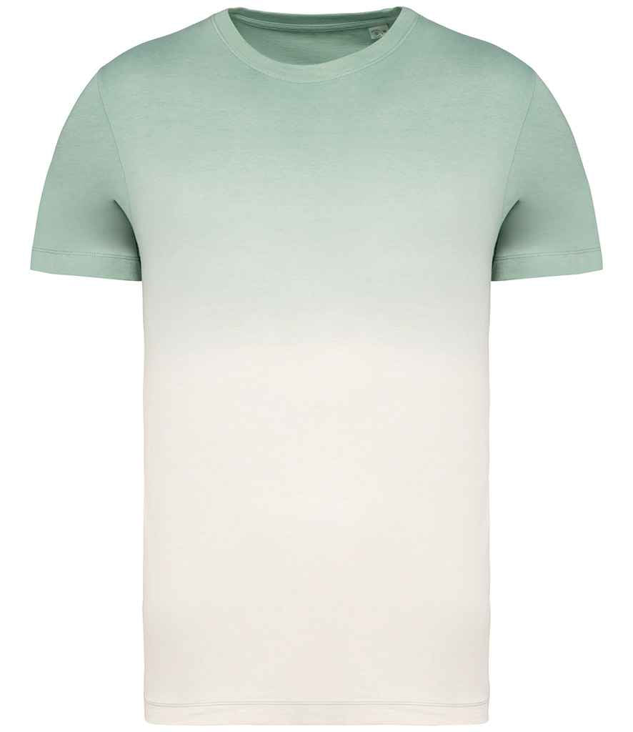 Native Spirit Unisex Dip Dye T-Shirt - Dip Dye Jade Green
