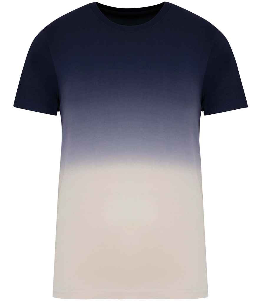 Native Spirit Unisex Dip Dye T-Shirt - Dip Dye Navy