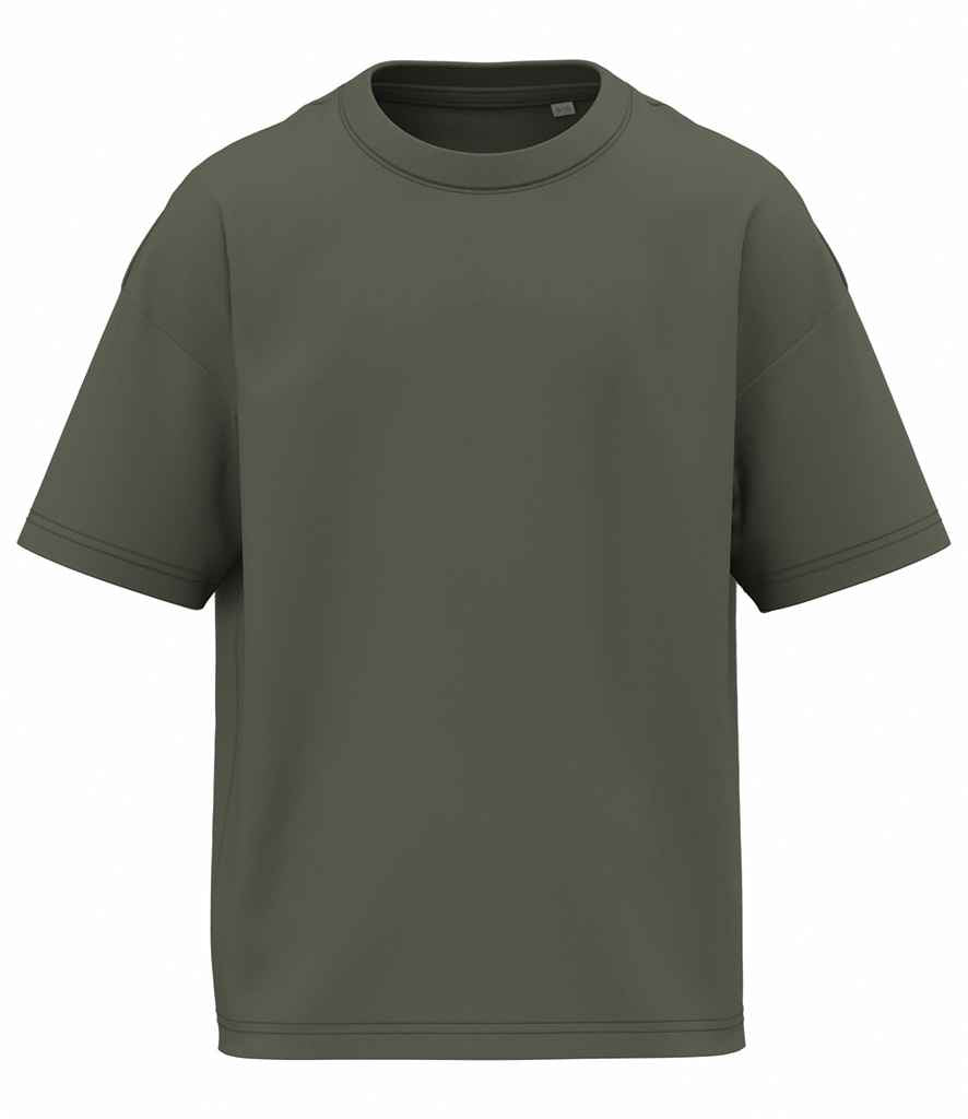 Native Spirit Kids Oversized T-Shirt - Organic Khaki
