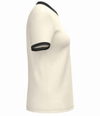 Native Spirit Ladies Ringer T-Shirt - Ivory/Washed Black